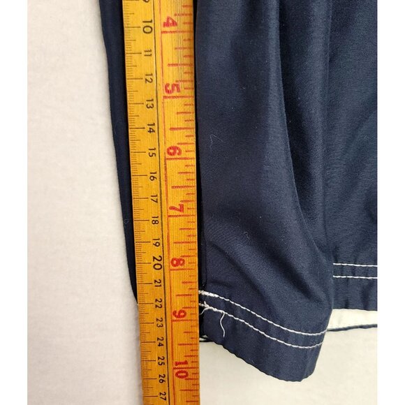 Op Mens Dark Navy Cargo Swim Trunks XL Drawstring Waist Pockets - Picture 8 of 8